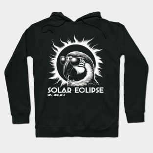 Celestial Parrot Eclipse: Trendy Tee for Bird Enthusiasts and Eclipses Hoodie